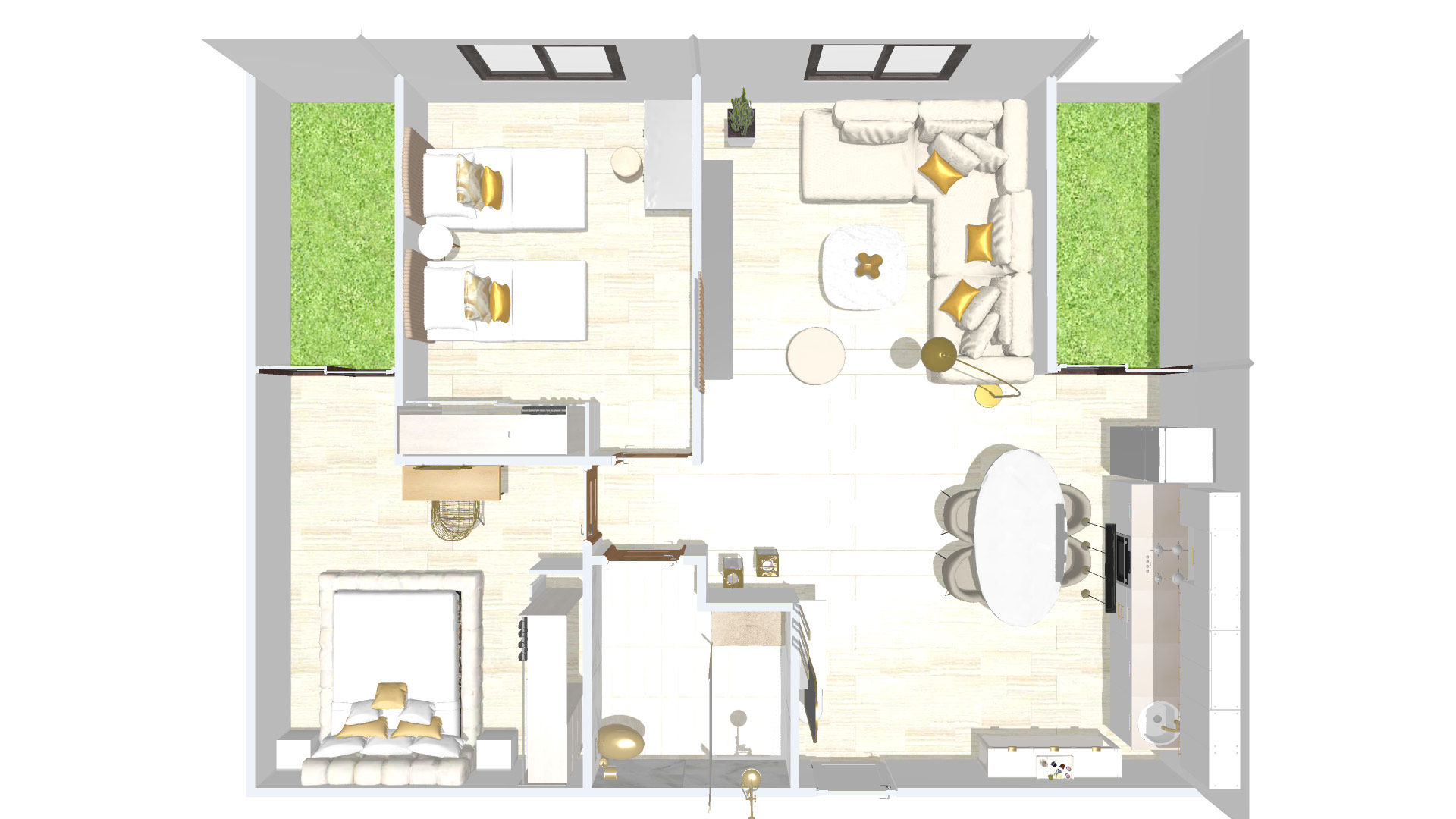 Visualisation 3D et plans d'aménagement - Design d'intérieur à Marrakech